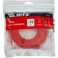 Леска для триммера звезда MTX 3,0 мм х 15 м (96863)