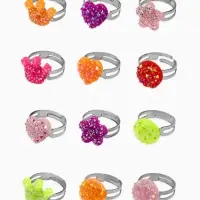 Кольцо &laquo;Выбражулька. Блёстка&raquo;, МИКС, безразмерное, форма МИКС