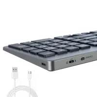 Клавиатура беспроводная ISA KB-11 стальной