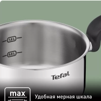 Ковш с крышкой Primary 1,5 л, 16 см, подходит для индукции