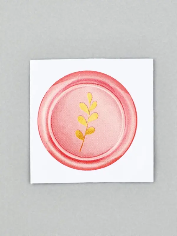 Открытка с конвертом и наклейкой «С пожеланием счастья», тиснение, 11 х 16 см