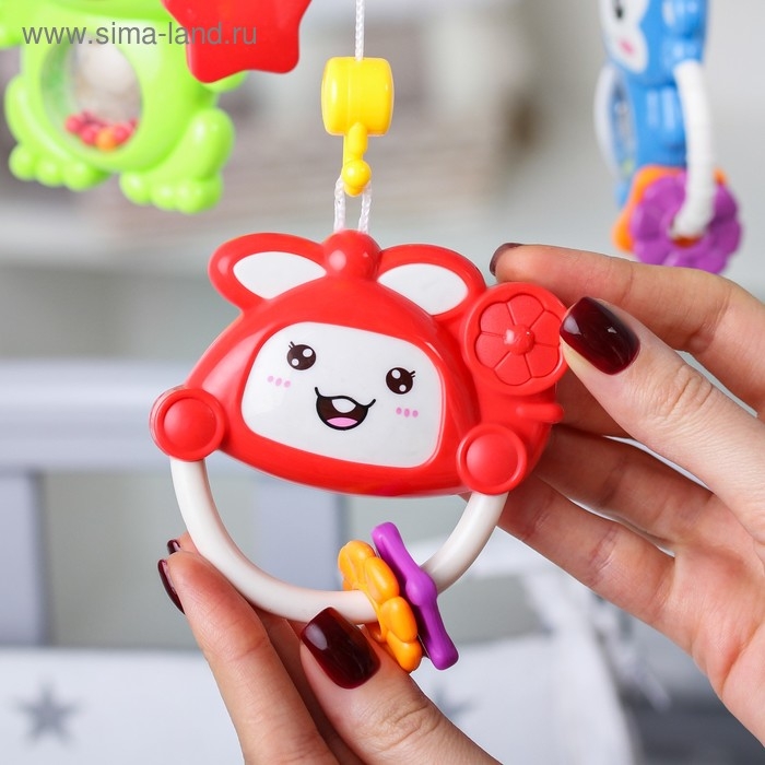 Мобиль музыкальный на кроватку «Подарок малыша», работает от батарек Мобиль музыкальный на кроватку «Подарок малыша», работает от батарек