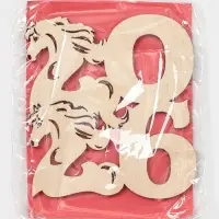 Подставка под горячее Доляна «Новый год 2026», 9×8 см, дерево Подставка под горячее Доляна «Новый год 2026», 9×8 см, дерево