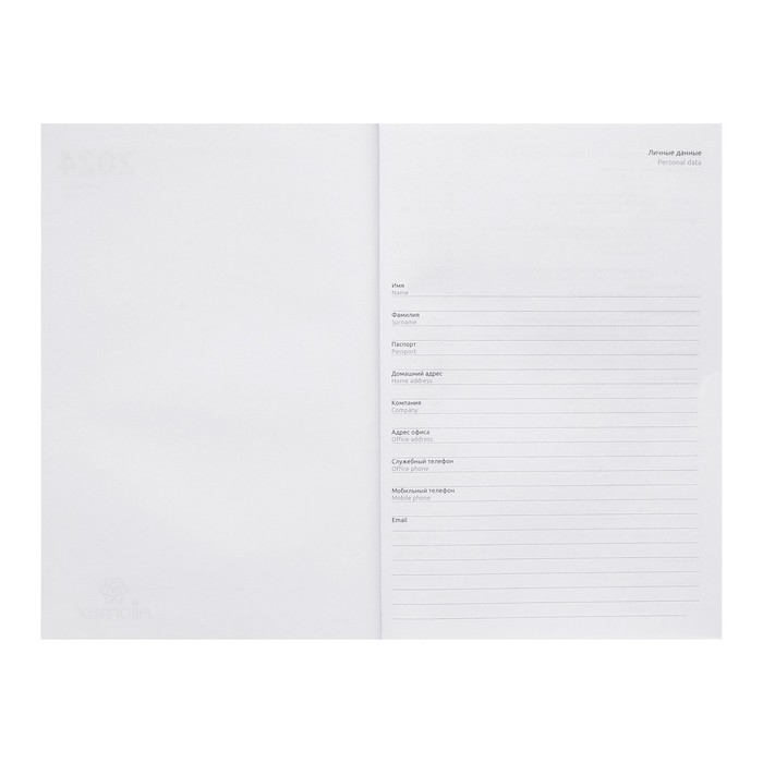 Ежедневник датированный 2024 года, А5, 176 листов, Attomex.Arkona, обложка бумвинил, ляссе, блок 70 г/м2, чёрный Ежедневник датированный 2024 года, А5, 176 листов, Attomex.Arkona, обложка бумвинил, ляссе, блок 70 г/м2, чёрный