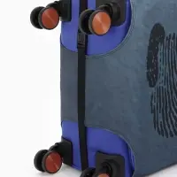 Чехол для чемодана &laquo;Кот&raquo;, 28", синий