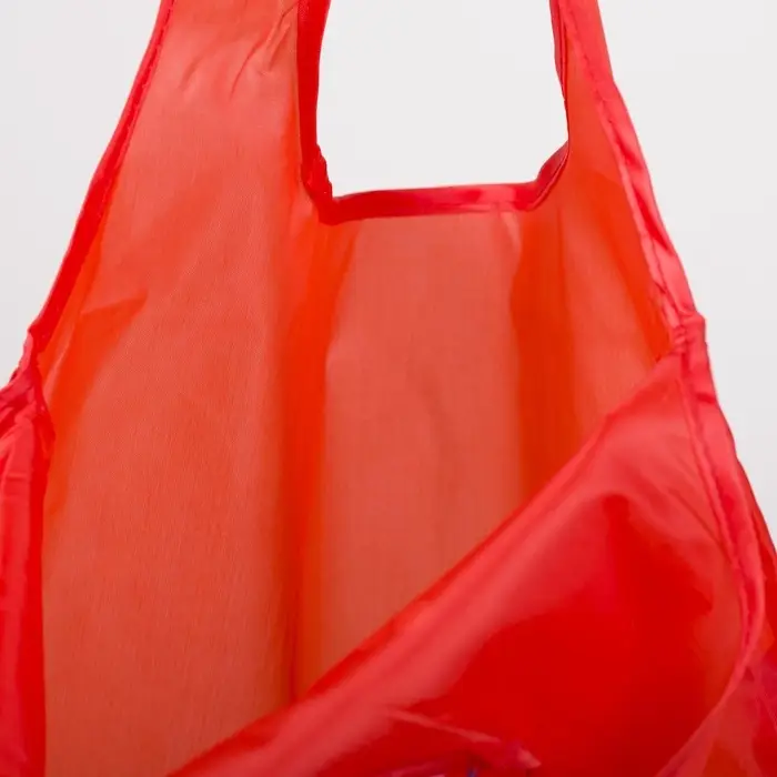 Сумка складная без застёжки, 38&times;0.5&times;58 см, красная