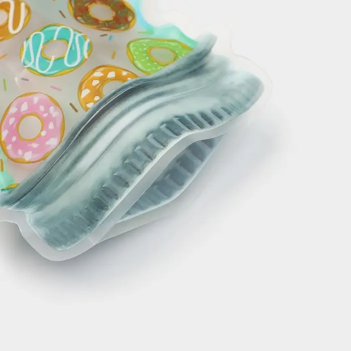 Набор пакетов для хранения сыпучих Доляна «Пончики», застёжка zip-lock, 3 шт., 15×10 см, 20×13 см, 24.5×16.5 см