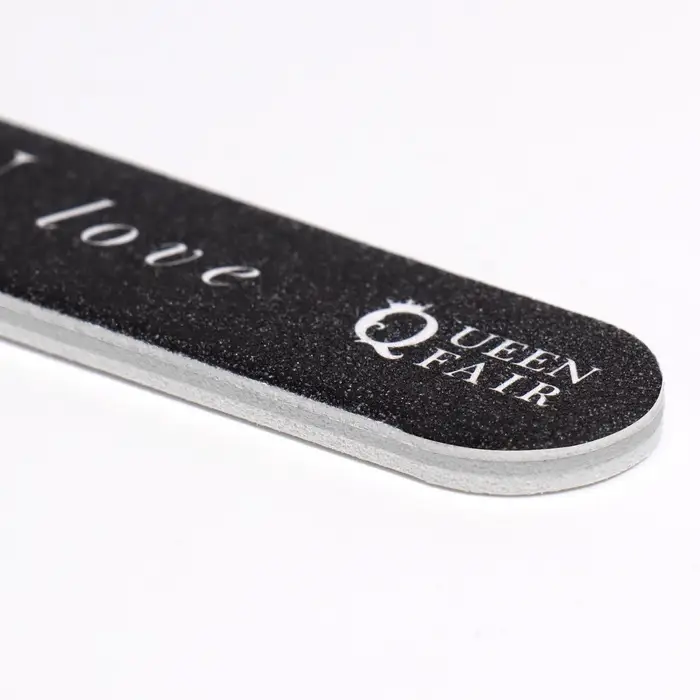 Пилка для ногтей «WHAT YOU LOVE», прямая, 180/240 грит, 18 см