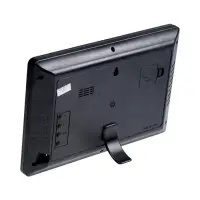 Часы электронные настенные, настольные &laquo;Соломон&raquo;, будильник, 15.5&times;23.5 см, красная индикация, черные