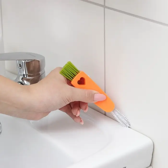 Щётка универсальная, 3 щётки в одном корпусе, 12 см, МИКС Щётка универсальная, 3 щётки в одном корпусе, 12 см, МИКС