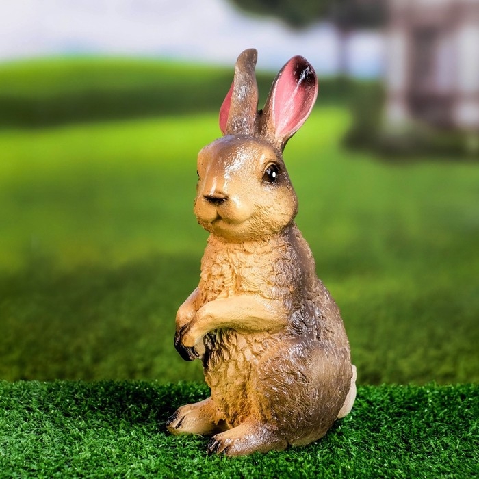 Садовая фигура  Садовая фигура "Заяц лесной" 12х10х20см