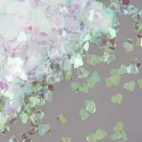 Конфетти «Сердце» перламутровый, хамелеон, 1.5 см, 50 г