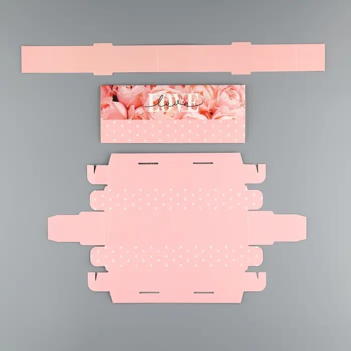 Коробка для конфет, кондитерская упаковка, 5 ячеек, «Love», 5 х 21 х 3.3 см Коробка для конфет, кондитерская упаковка, 5 ячеек, «Love», 5 х 21 х 3.3 см