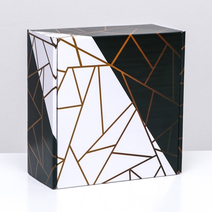 Коробка самосборная, без окна «Галограмма» 19 х 19 х 9 см Коробка самосборная, без окна «Галограмма» 19 х 19 х 9 см