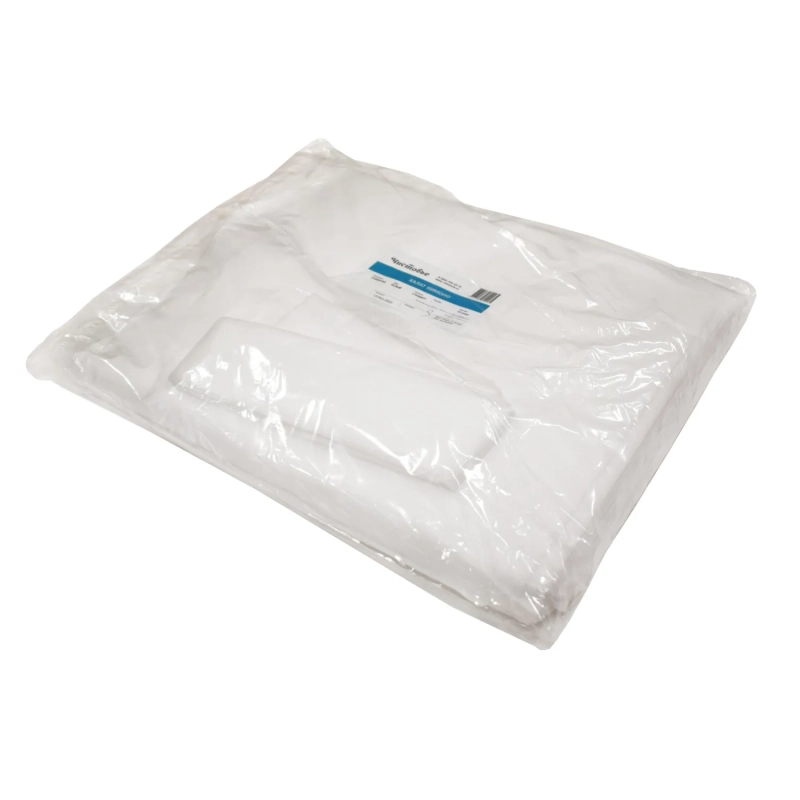 Халат н/с Кимоно спандбонд белый, 10шт/уп