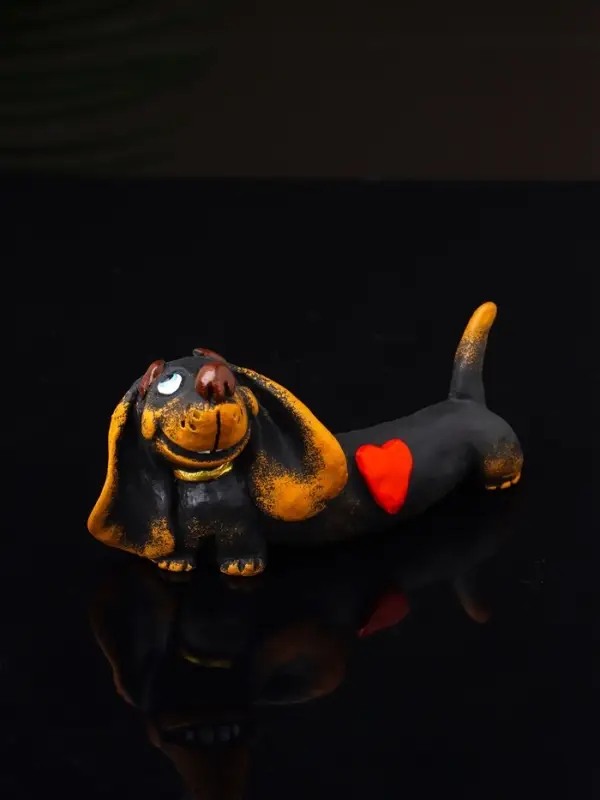 Фигура "Такса счастливая" 4.5х9х4.3 см