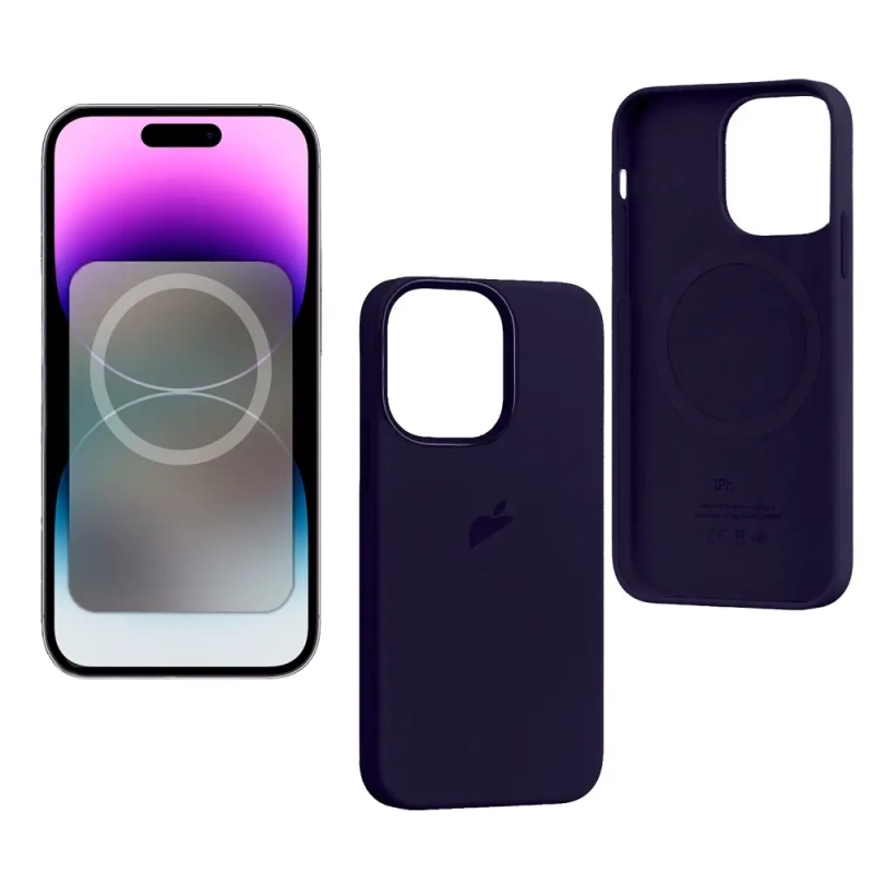 Чехол iPh 14 Pro Silicon Case 100% ORG Elderberry Чехол iPh 14 Pro Silicon Case 100% ORG Elderberry