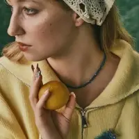 Чокер из бисера &laquo;Хрусталь&raquo;, голубой в серебре, 36 см + 5 см доп, цепочка