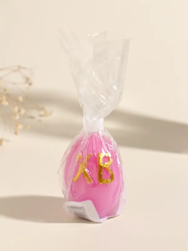 Свеча пасхальная "Яйцо ХВ" 45х45х62 мм МИКС