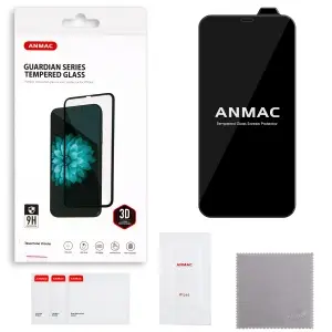 Защитное стекло для iPhone 12 Mini 3D ANMAC черный Арт. 1137222