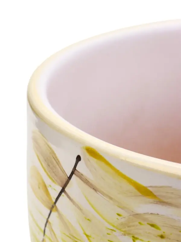 Горшок цветочный поддоном  2,5 л,  керамика, Тропики (М)