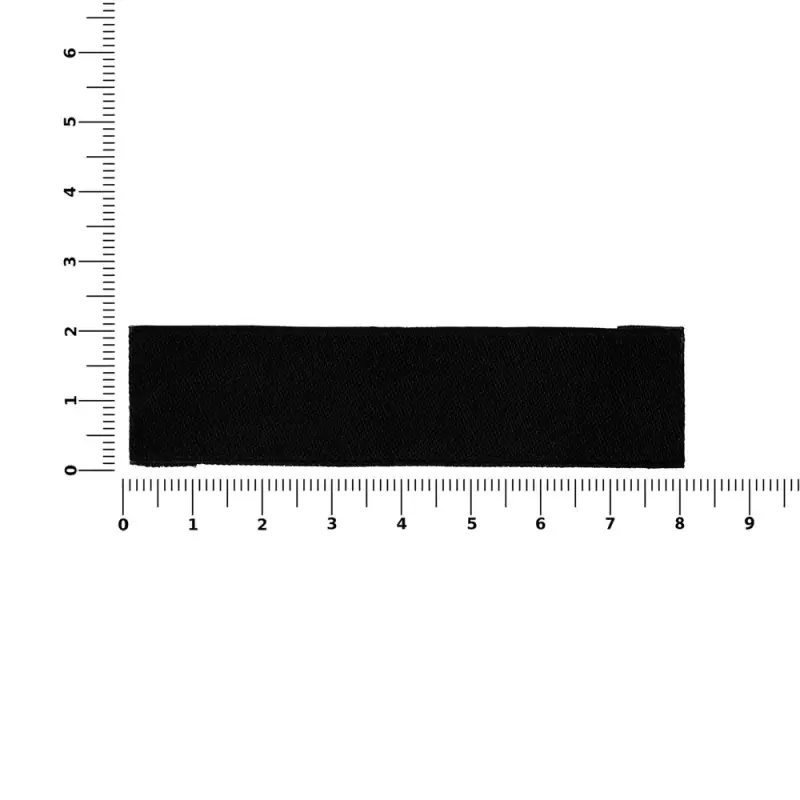 Лейбл тканевый Epsilon, S, черный