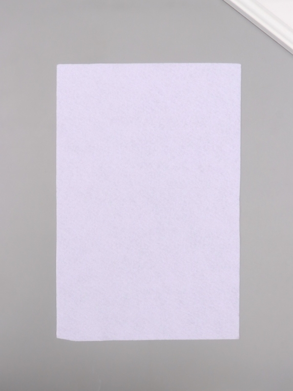 Фетр мягкий 1.5 мм Фетр мягкий 1.5 мм "Белый" набор 5 листов 20х30 см