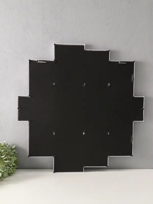 Фоторамка пластик на 11 фото 10х15, 13х18, 20х25 см "Семейные моменты" белая 61,5х60 см