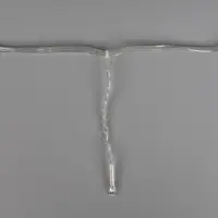 Гирлянда &laquo;Бахрома&raquo; 3&times;0.5 м, IP20, прозрачная нить, 80 LED, свечение белое, 8 режимов, 220 В