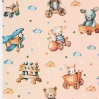 Бумага упаковочная &laquo;Детские игрушки&raquo;, глянец, 100&times;70 см