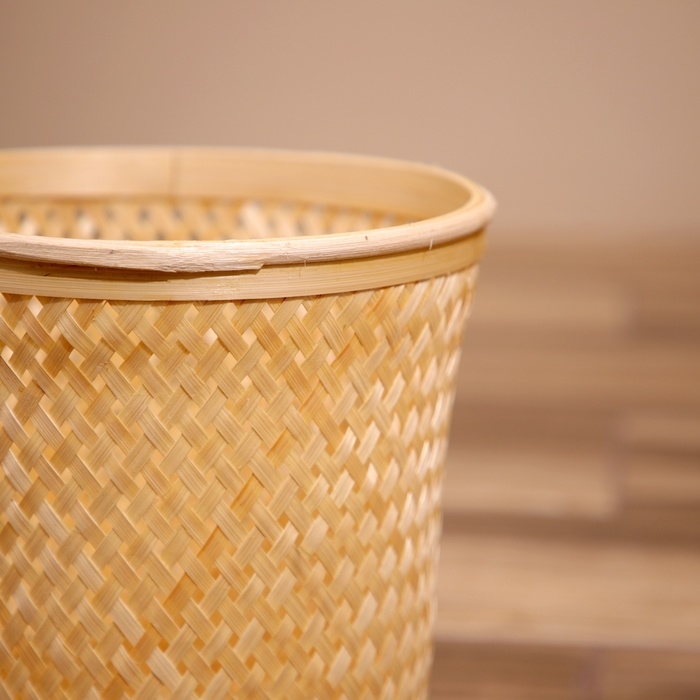 Корзинка плетёная, из бамбука 22х22х25 см Корзинка плетёная, из бамбука 22х22х25 см