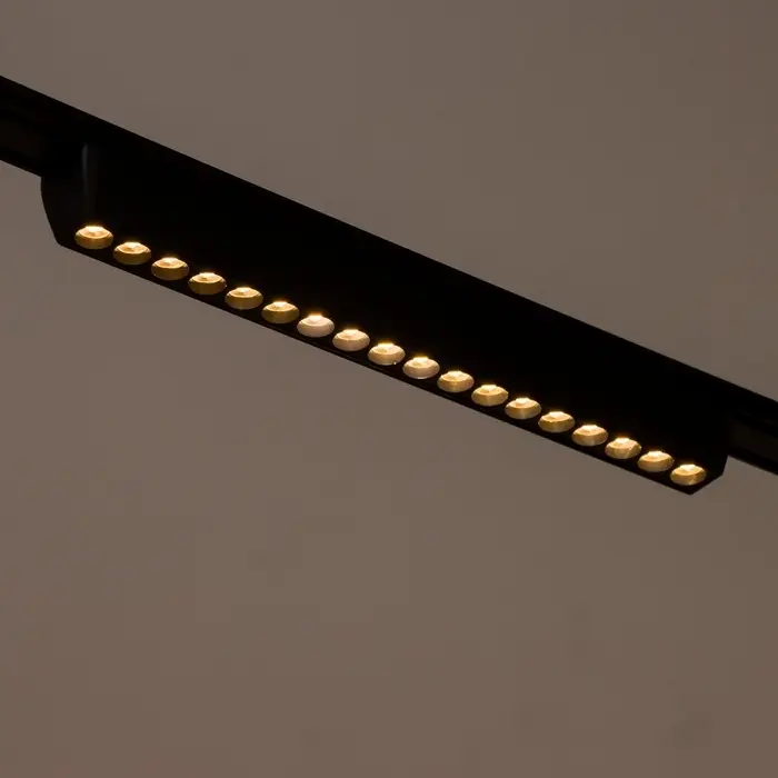 Светильник трековый BayerLux SLIM &laquo;Линза-33&raquo;, LED, 18 Вт, 3000K-6000К, 48 В, CRI90, 3.2&times;3.8&times;33.8 см, чёрный