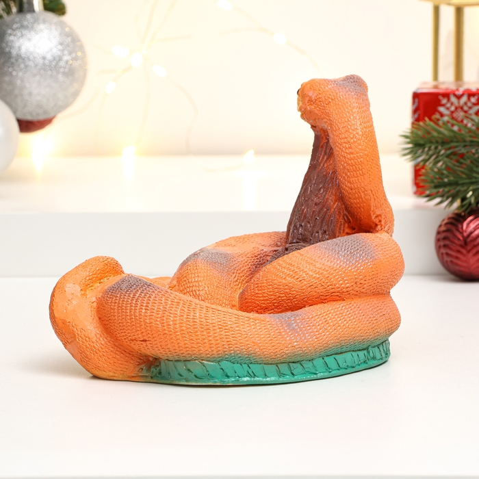 Фигура Фигура "Змея большая" красная, 20х15х10см