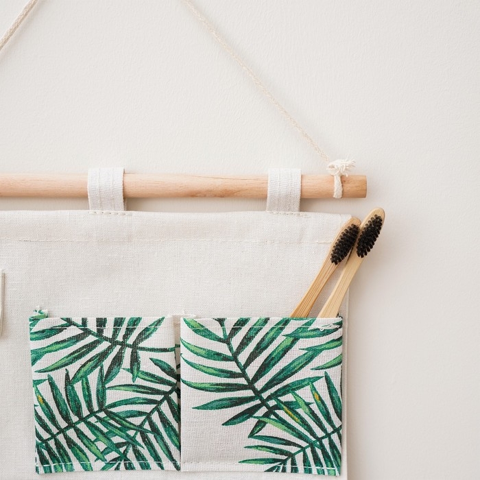 Органайзер подвесной с карманами Доляна «Тропики», 4 отделения, 30×34 см Органайзер подвесной с карманами Доляна «Тропики», 4 отделения, 30×34 см