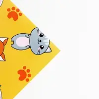 Бумага упаковочная глянцевая &laquo;Персонажи&raquo;, 70 х 100 см