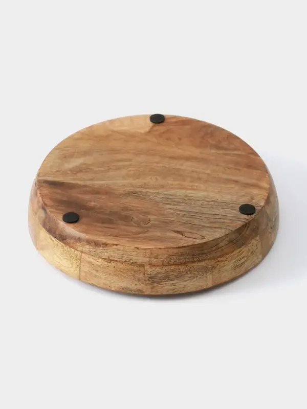 Блюдо &laquo;Пряник&raquo;, 25.5&times;25.5&times;6 см, дерево манго