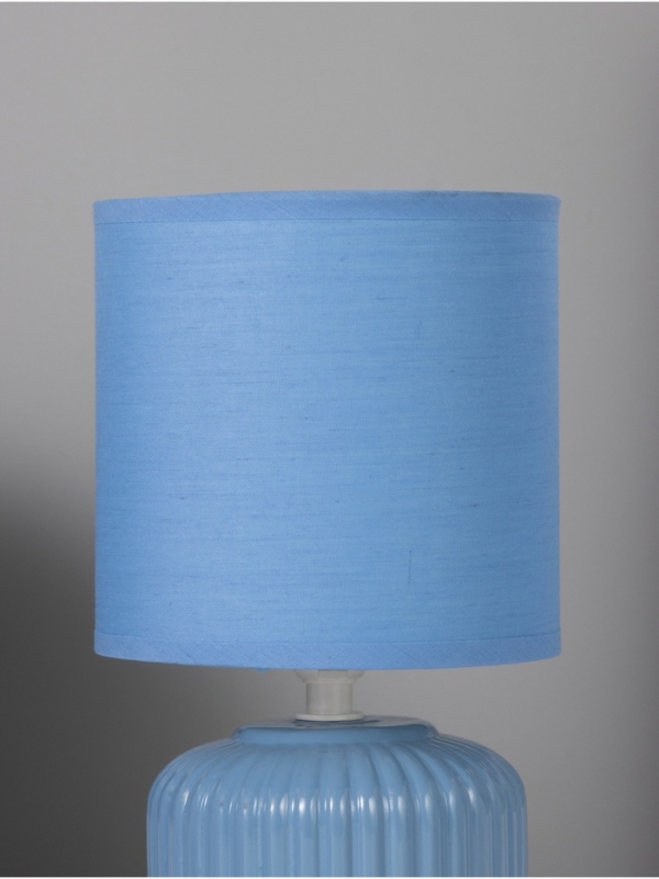 Лампа настольная Лампа настольная "Муза" 40Вт Е14 синий 13х13х23см
