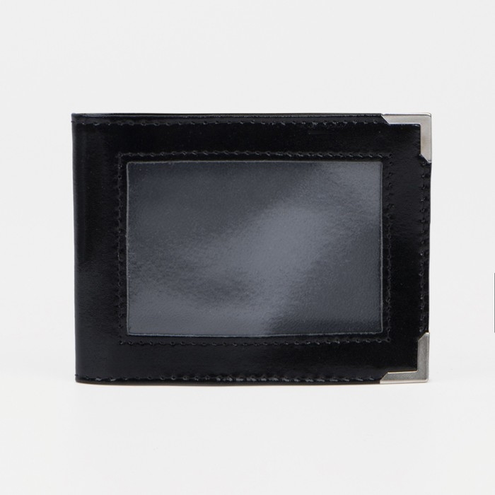 Обложка для удостоверения, цвет чёрный Обложка для удостоверения, цвет чёрный