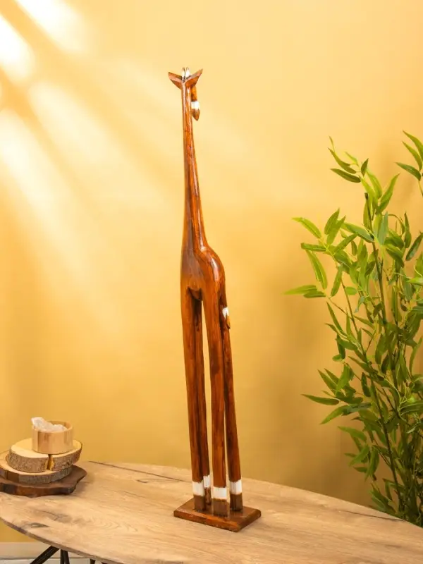 Сувенир «Жираф», 17×10×100 см, дерево, коричневый Сувенир «Жираф», 17×10×100 см, дерево, коричневый