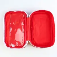 Аптечка дорожная First Aid, красная, 24&times;12&times;6 см