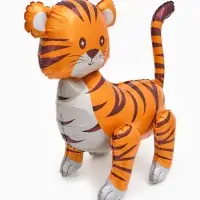 Воздушный шар фольгированный 3D 23" "Тигр"