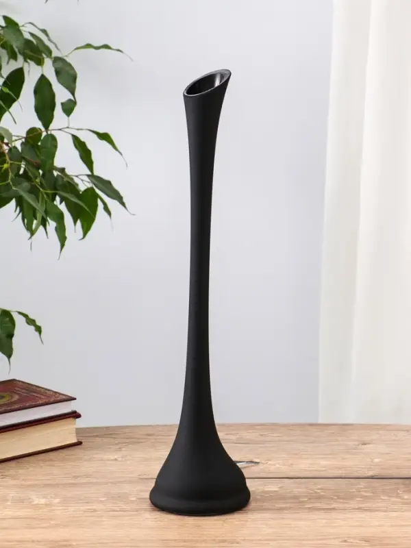 Ваза «Пять вечеров», фристайл, d=3.5 см, 40×9.5 см, стекло, чёрная матовая Ваза «Пять вечеров», фристайл, d=3.5 см, 40×9.5 см, стекло, чёрная матовая