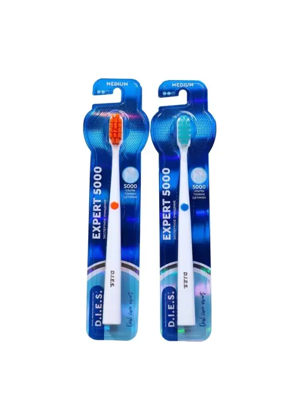 Зубная щетка D.I.E.S. Expert 5000 средней жесткости