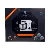 Миксер планетарный Leonord LE-1778, 1500 Вт, 10 скоростей, 3 насадки, чаша 3 л, белый