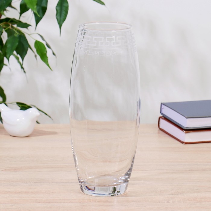 Ваза гравированная  Ваза гравированная "Нэро" с напылением H=260 мм. d=7.5см v=1,75л