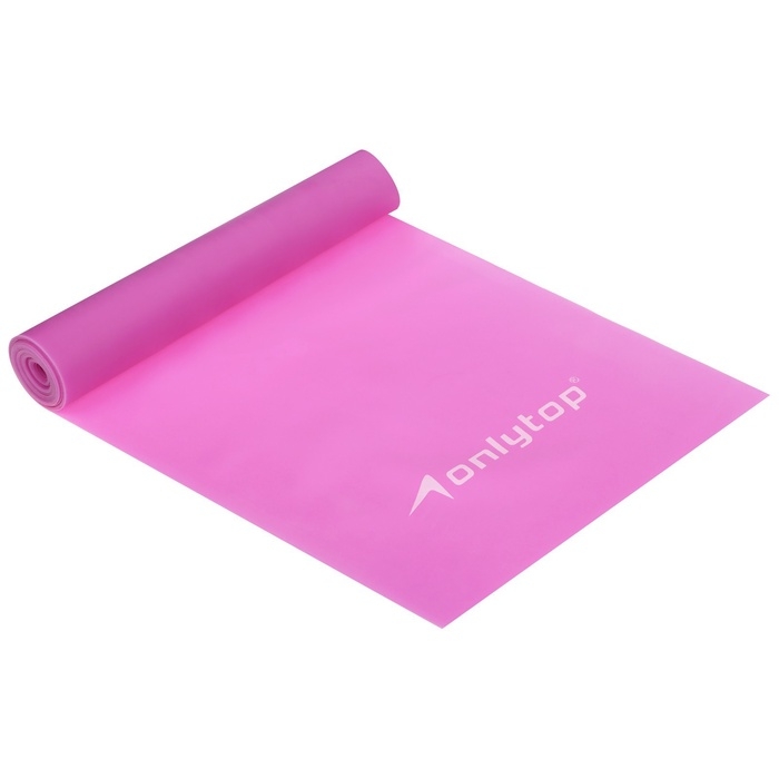 Эспандер ленточный для фитнеса ONLYTOP, 150х15х0,04 см, 10 кг, цвета МИКС Эспандер ленточный для фитнеса ONLYTOP, 150х15х0,04 см, 10 кг, цвета МИКС