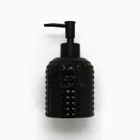 Дозатор для жидкого мыла, черный, 350 мл.