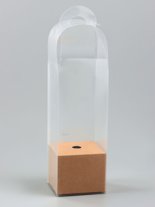 Коробка для мини букетов 28 х 8 х 8 см, крафт