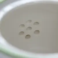 Заварочный чайник Доляна &laquo;Зелёный сад&raquo;, 900 мл, фарфор, белый