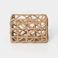 Корзины для хранения LaDо́m &laquo;Паутинка&raquo;, 4 шт., ручной работы, бежевые